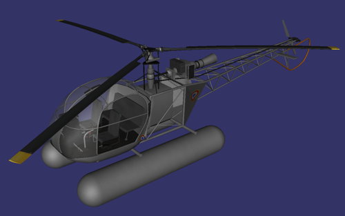 SNCASE SE.3130 Alouette II (Floats version) preview image